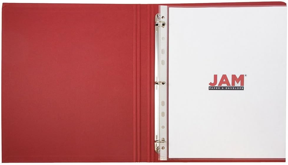 JAM PAPER Sheet Protectors - Fits Standard 8 1/2 x 11 Paper - Clear - 10 Document Sleeves/Pack