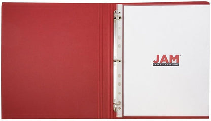 JAM PAPER Sheet Protectors - Fits Standard 8 1/2 x 11 Paper - Clear - 10 Document Sleeves/Pack