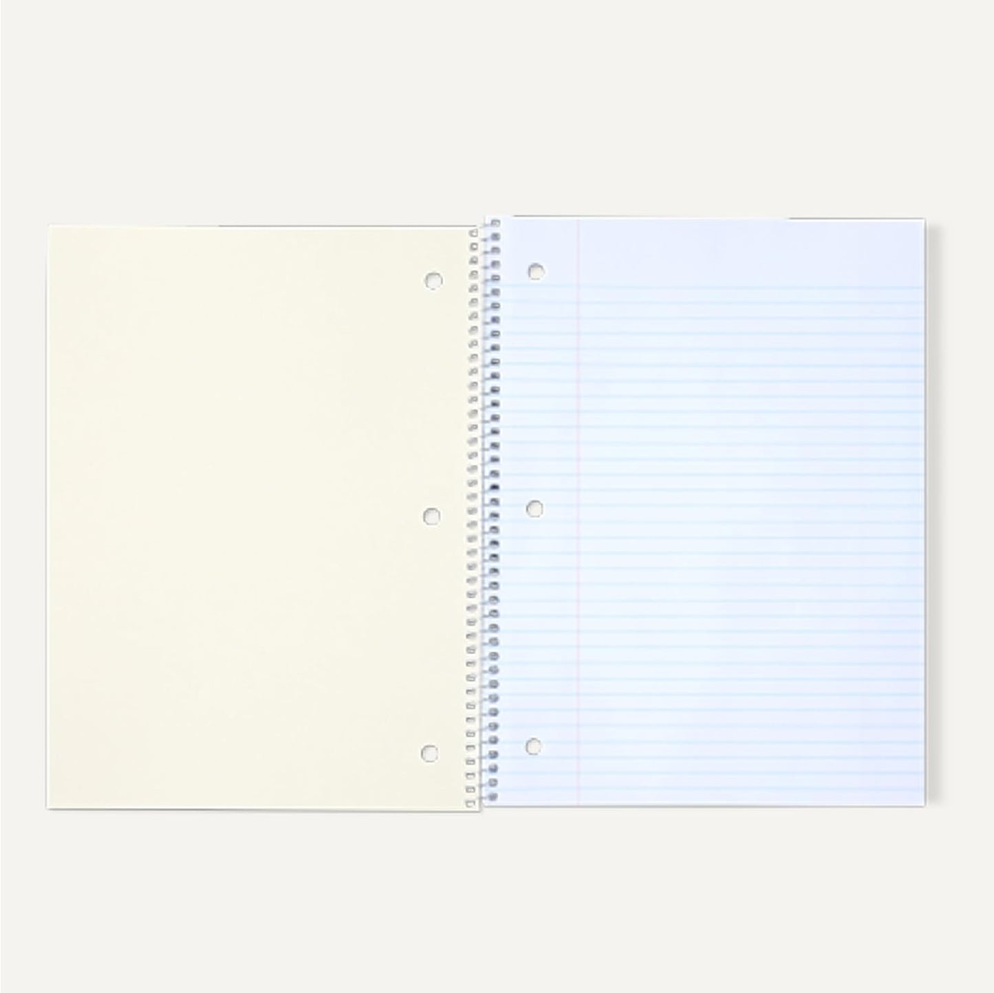 Amazon Basics College Ruled Spiral Notebook, For Work and School, 70 Sheets, 8" x 10.5", Assorted Solid Colors, 5 pack