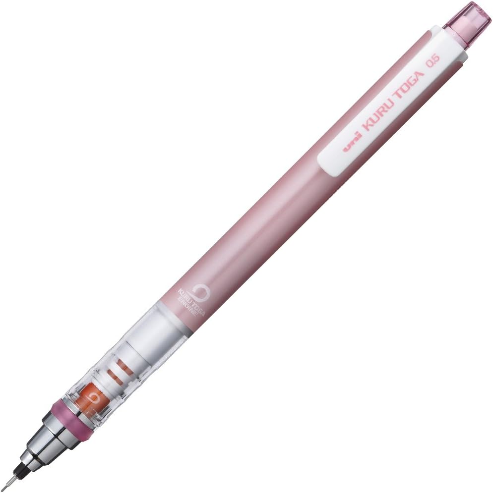 uni Kurutoga Mechanical Pencil Standard, 0.5mm, Black (M54501P.24)
