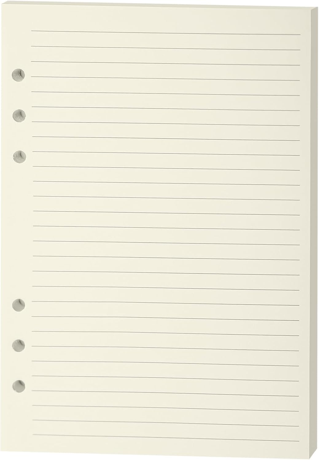 A5 Grid Filler Paper, 6-Hole Punched, 100GSM Graph Rule Paper/Quad Rule Filler Paper/Planner Inserts for Planners, Painting, and Bullet Journals,80 Sheets/160 Pages