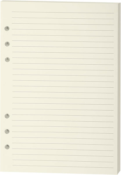 A5 Grid Filler Paper, 6-Hole Punched, 100GSM Graph Rule Paper/Quad Rule Filler Paper/Planner Inserts for Planners, Painting, and Bullet Journals,80 Sheets/160 Pages