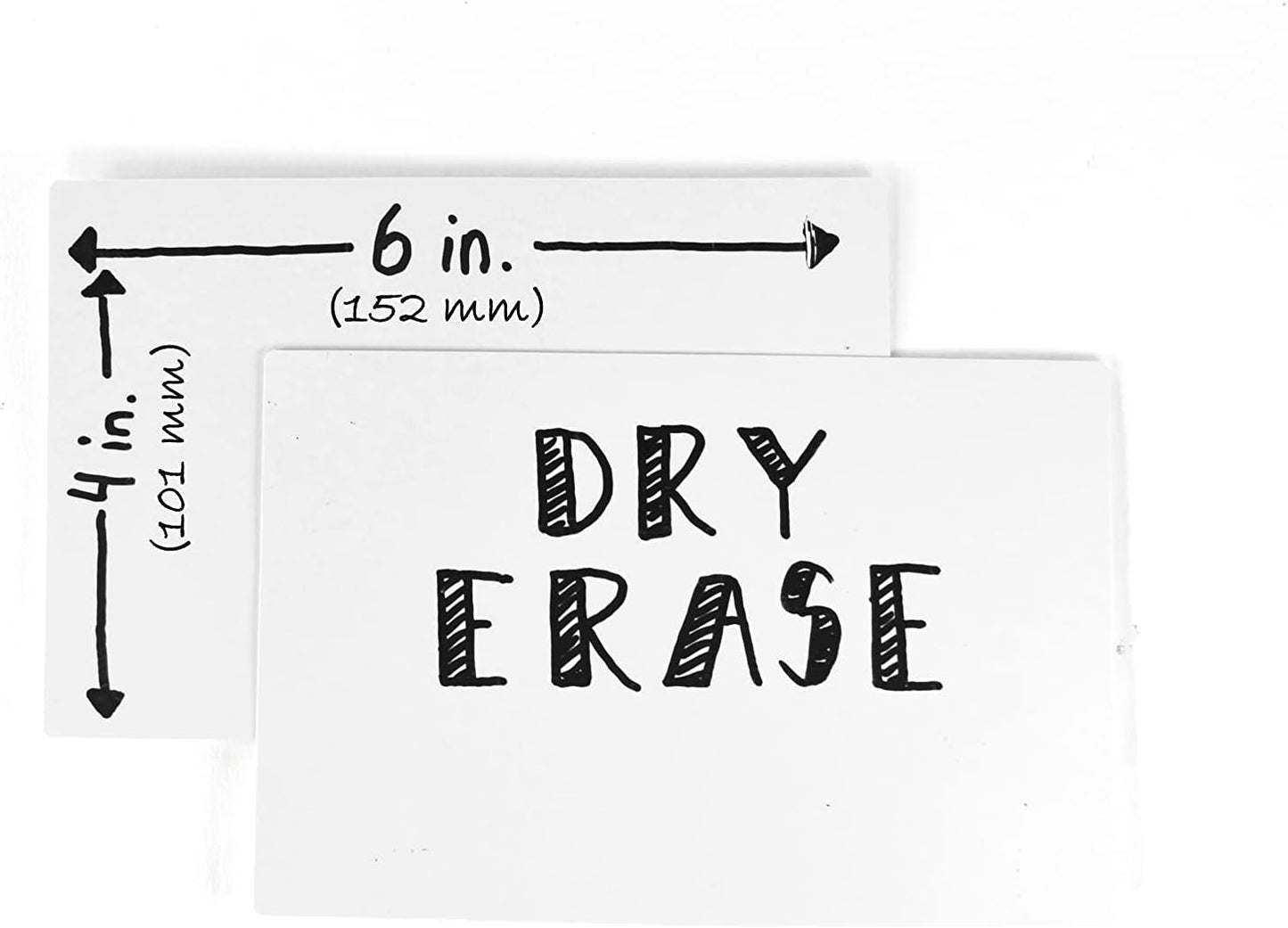 Dry Erase Index Cards – 45pcs Laminated 3x5" Cards Blank w/Box – Reusable Dry Erase Note Cards for School, Work, Housework, To Do Lists – Practical Index Card Sheets – 3 x 5-inch