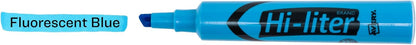 Avery Hi-Liter Desk-Style Highlighters, Smear Safe Ink, Chisel Tip, 12 Fluorescent Blue Highlighters (24016)