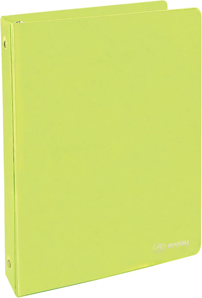 3 Inch Binder 3 Ring Binders Green, Slant D-Ring 3” Clear View Cover with 2 Inside Pockets, Heavy Duty Colored School Supplies Office and Home Binders – By Enday