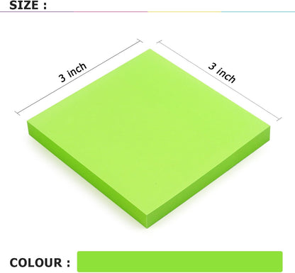 Sticky Notes 3x3 Self-Stick Notes Bright Colors Sticky Notes 8 Pads 80 Sheet/Pad (Blue)