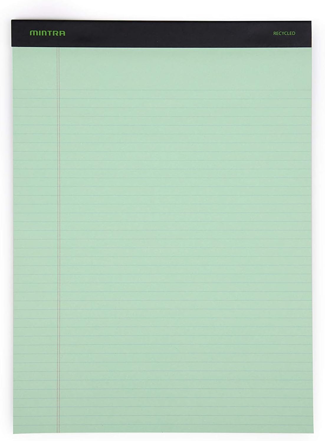 Mintra Office White Legal Pads – Ruled Notepads and Micro-Perforated Sheets, Ideal for Writing, Note-Taking & Creativity, Office, or Professional Use, Basic Pad 6 pack, 8.5"x11" (Narrow Ruled)