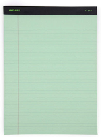 Mintra Office White Legal Pads – Ruled Notepads and Micro-Perforated Sheets, Ideal for Writing, Note-Taking & Creativity, Office, or Professional Use, Basic Pad 6 pack, 8.5"x11" (Narrow Ruled)