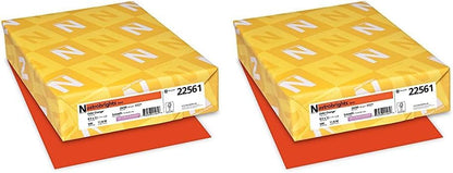 Astrobrights Color Paper, 8.5â€ x 11â€ , 24 lb/89 GSM, Orbit Orange, 500 Sheets (22561)