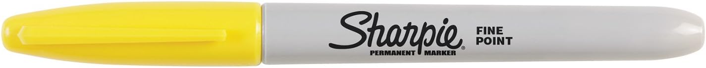 Sharpie Permanent Markers, Fine Point, Black, 12 Count