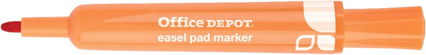 Office Depot(R) Easel Pad Markers, 100% Recycled, Assorted, Pack Of 8, FC102607