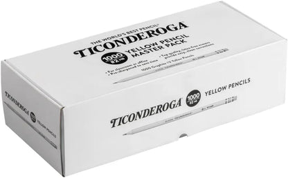Ticonderoga Wood-Cased Pencils, Pre-Sharpened, 2 HB Soft, Yellow, 72 Count
