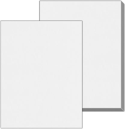 20 Sheets, 130 lb (350 gsm) - Thick Heavy White Cardstock, Heavyweight Cardboard Paper - 8.5 x 11 inches