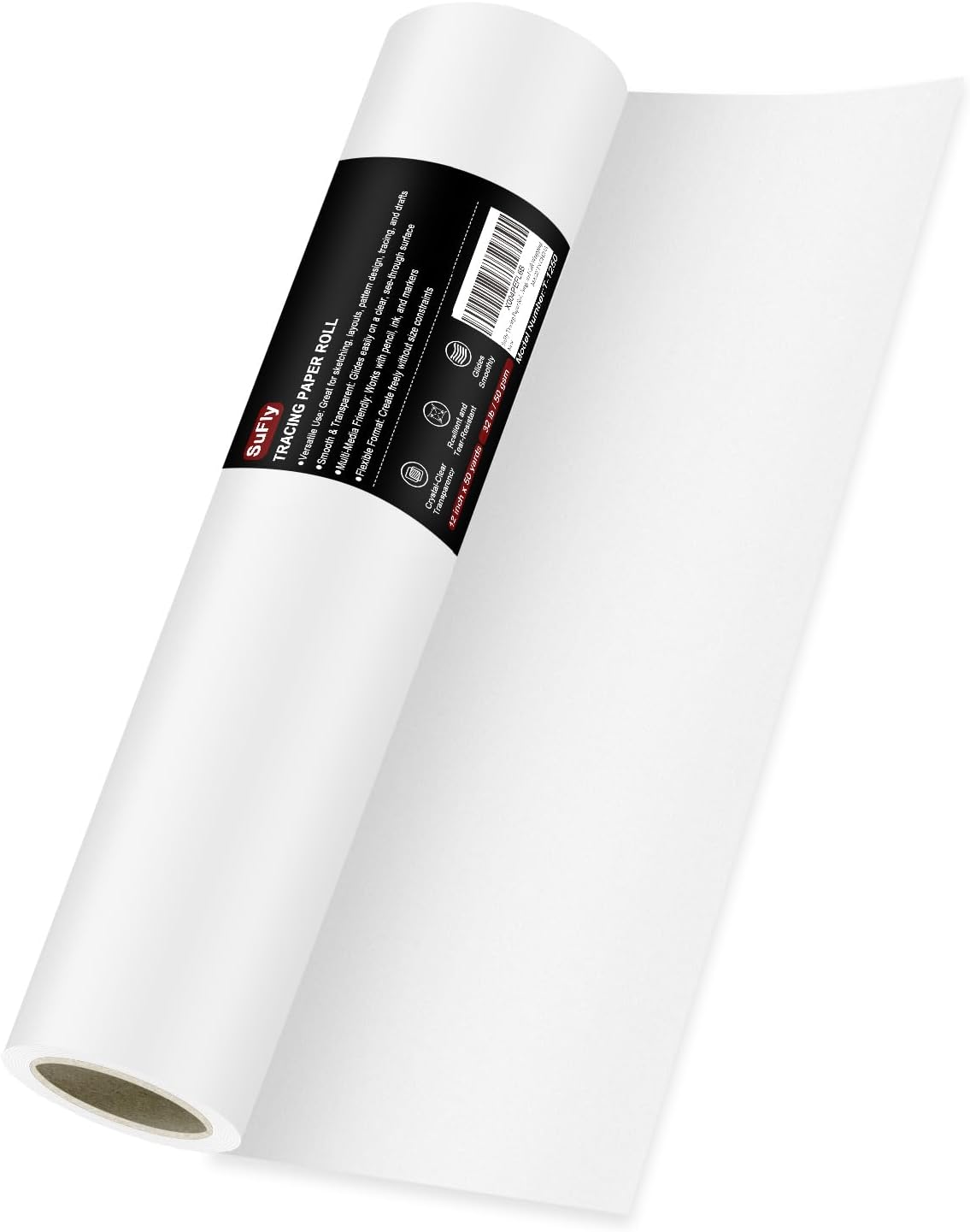 Tracing Paper for Drawing, 9 X 12'' Tracing Paper Pad, 75 Sheets Transparent Vellum Paper for Tracing Pads, 38lb/60gsm Translucent Trace Pad for Pencil Sketching, Image Tracing.