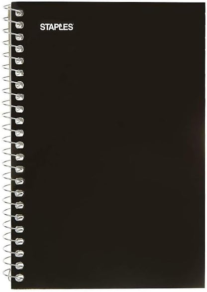 STAPLES Memo Pads, 4” x 6”, College Ruled, Assorted Colors, 50 Sheets/Pad, 5‑Pack