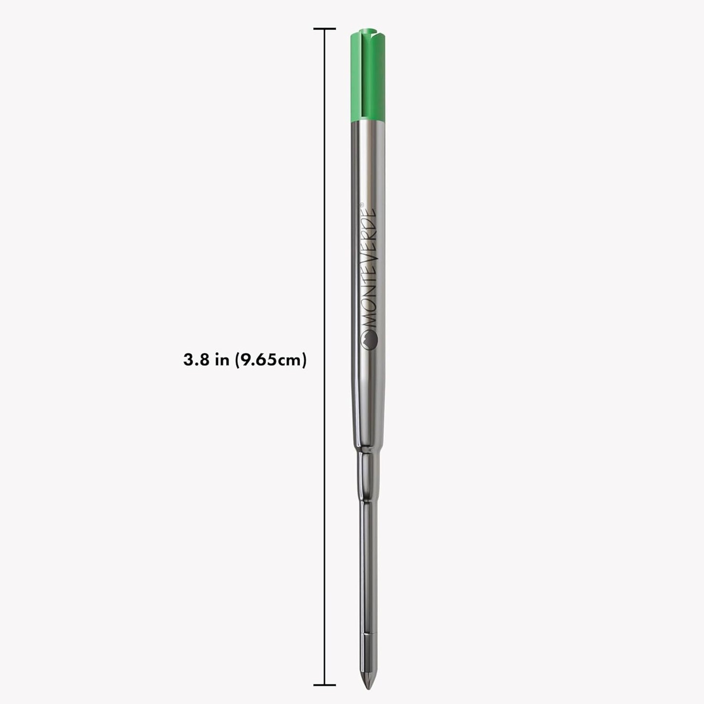 Monteverde Soft Roll Ballpoint Pen Refills to Fit Parker-Style Pens, Medium Point, Brown, 2-Pack, Smooth Writing Technology for Parker, Conklin, Schmidt, and More