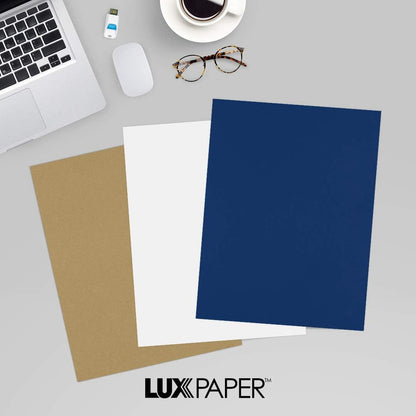 LUXPaper 8.5" x 11" Paper | Letter Size | Pastel Canary Yellow | 60lb. Text | 50 Qty