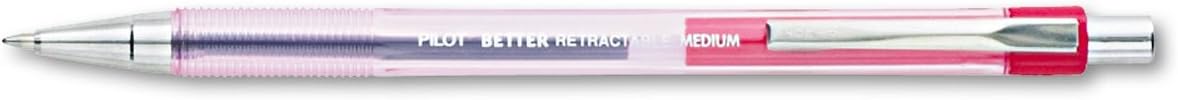 PILOT Pen 30000 The Better Ball Point Pen Refillable & Retractable Ballpoint Pens, Fine Point, Black Ink, 12-Pack