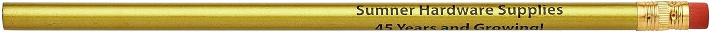 Pencil Guy Promotional Personalized Imprinted Round Pencils.-500 per box