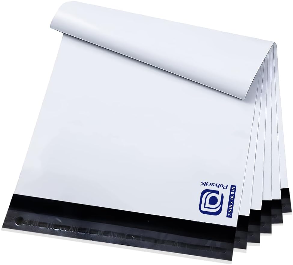 POLYSELLS 100 Pcs 14.5x19 Inch Poly Mailers Shipping Envelopes, Strong Adhesive Sealing, Waterproof, and Tear-resistant Postal Mailing Bags for Clothing, Books, and Accessories