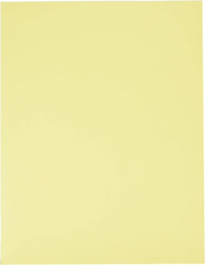 LUXPaper 8.5" x 11" Paper | Letter Size | Pastel Canary Yellow | 60lb. Text | 50 Qty