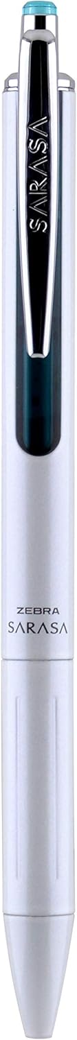 Zebra Pen, SARASA Grand Retractable Gel Pen, Solid Brass Barrel, Fast-Drying Black Ink, 0.7mm Point, Ideal for the Left Handed, Eliminates Smudging, Navy Brass Barrel, 1-Pack, (45211)