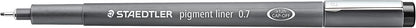 Staedtler Pigment Liner Pack, Black, 8 Pens, Assorted Line Widths, 0.05mm, 0.1mm, 0.2mm, 0.3mm, 0.5mm, 0.8mm, 1.0mm, 1.2mm