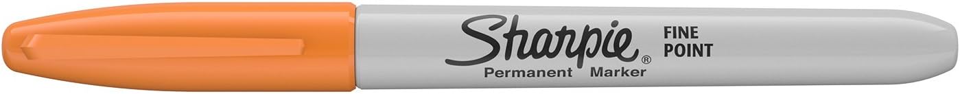 Sharpie Permanent Markers, Fine Point, Black, 12 Count