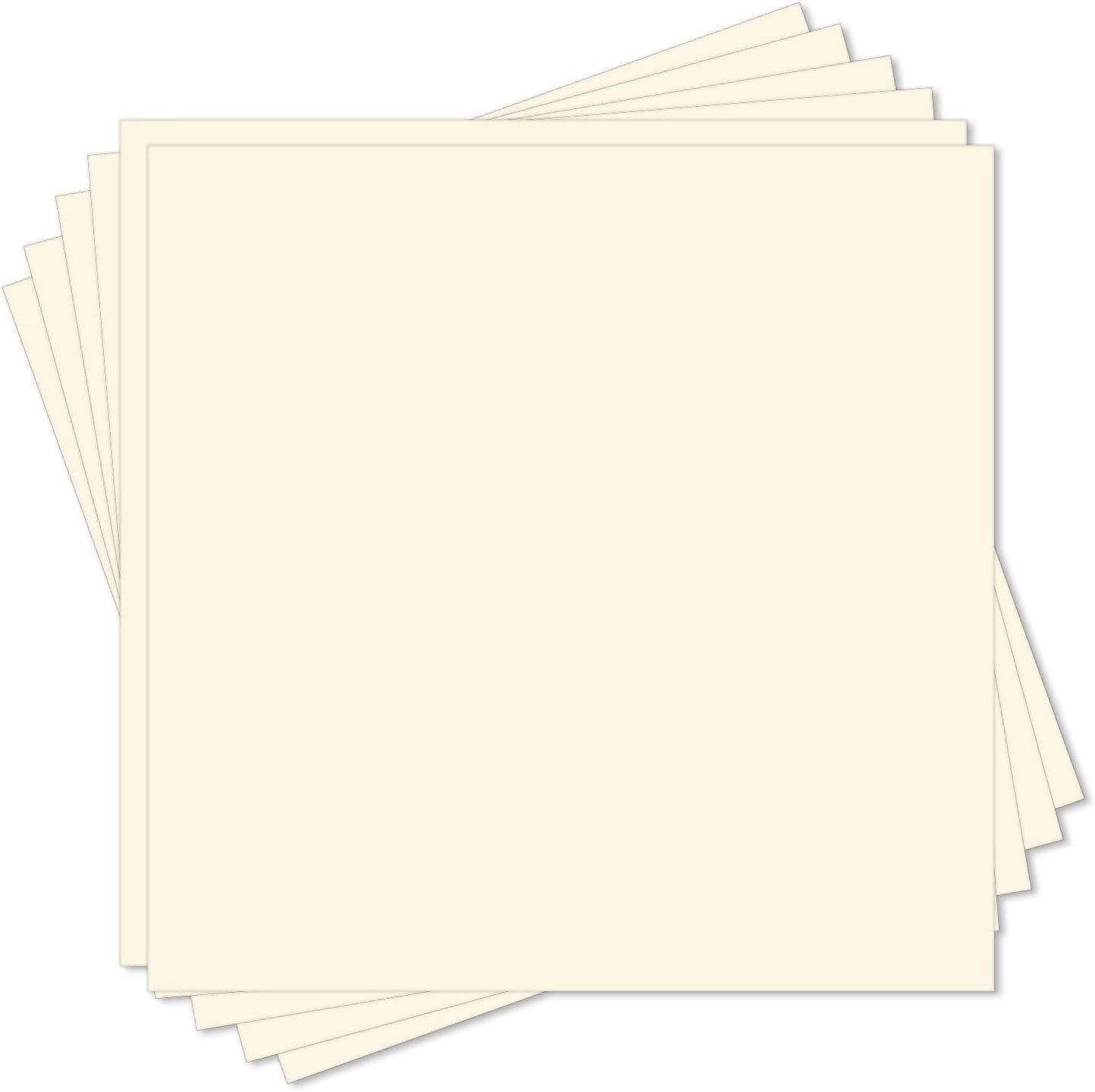 White Cardstock 12x12-24 Sheets Cardstock Paper, Goefun 80lb White Card Stock Paper for Card Making, Cricut, Crafting, Scrapbook, Photo Albums