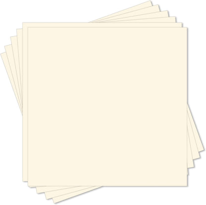 White Cardstock 12x12-24 Sheets Cardstock Paper, Goefun 80lb White Card Stock Paper for Card Making, Cricut, Crafting, Scrapbook, Photo Albums