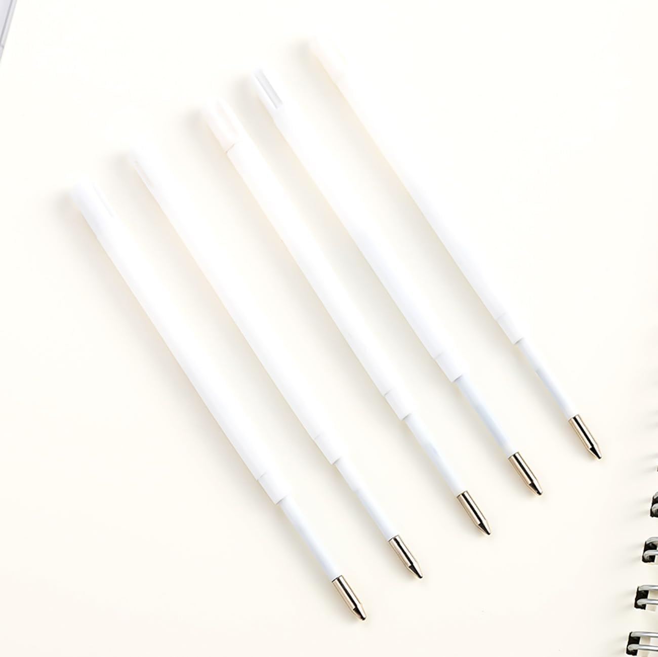 64pcs Pen Refills (Blue & Black) Retractable Ballpoint Pens Cartridges Replacement, 1.0mm Medium Tip Compatible with Multiple Pen Models (40pcs Black 24pcs Blue)