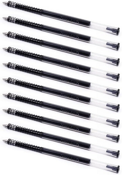 Zebra Pen Steel, F-Refill Ballpoint Ink Refills, 0.7mm Fine Point, Black Ink, Fits Zebra F-301, F-402, and F-701 Ballpoint Pens, Smooth Writing Performance, 2-Pack (85512)