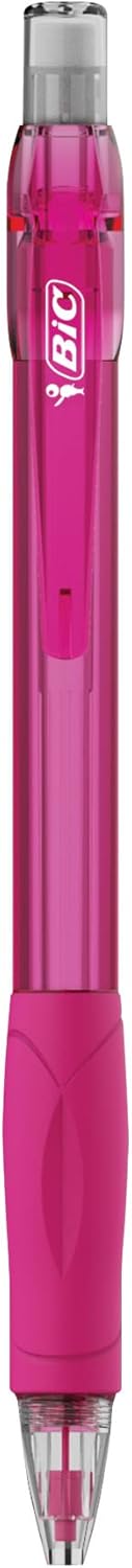 BIC Velocity Mechanical Pencils with Colored Leads, Medium Point (0.7 mm), 6-Count Pack, Perfect for Drawing and Journaling (MV7CP61-AST)