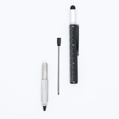 DUNBONG Ballpoint Metal D1 Refill for Multifunction Pen, Black pack of 5 pieces (Black)