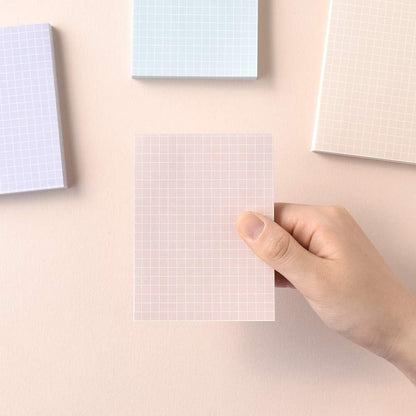 Monolike Memopad Memories design B SET - 4 Packs, 4 Different Designs, 100 Sheets Per Pad, Total 400 Sheets, Note pads, Writing pads, 3.15 x 4.17 Inches