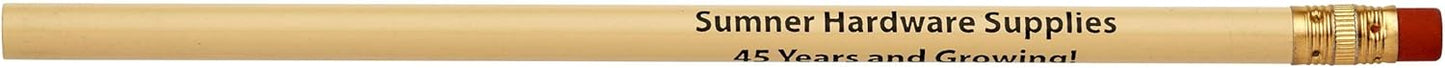 Pencil Guy Promotional Personalized Imprinted Round Pencils.-500 per box