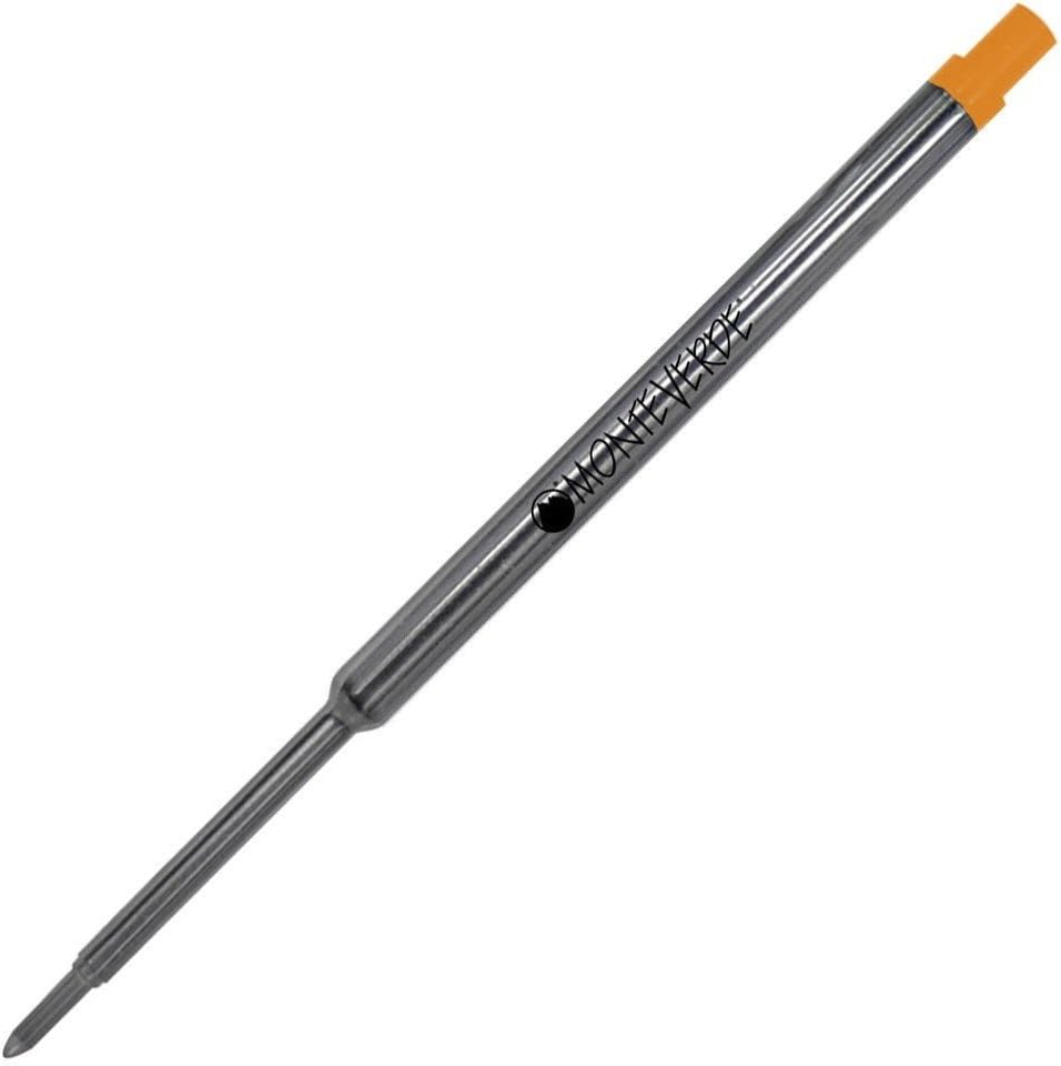 Monteverde USA Soft Ballpoint Refills to Fit Waterman Ballpoint Pens, Medium Point, Blue, 2-Pack, Smooth Writing for Creative and Professional Use