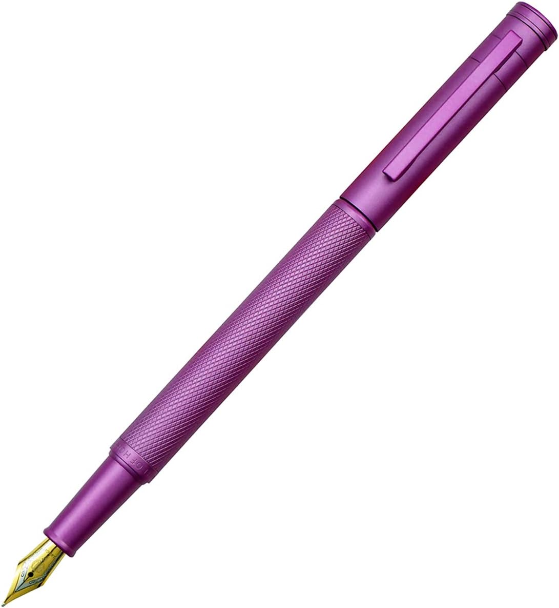 Hongdian Matte Black Forest Rollerball Pen with Schmidt Black Ink Refill, Classic Design with Metal Case for Business Signature
