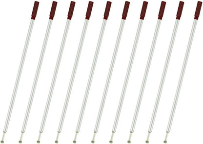 4.5'' Compatible Ballpoint Pen Refills 10 Pack, 1.0mm middle point nib delicate, smooth writing interchangeable ink filling (black)