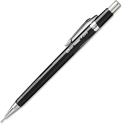 Pentel Sharp Mechanical Pencil 0.5mm, Pack of 5 Black Mechanical Pencils