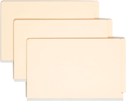 Smead Pressboard End Tab Classification File Folder, 2 Dividers, 2" Expansion, Legal Size, Manila, 10 per Box (29835)