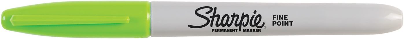 Sharpie Permanent Markers, Fine Point, Black, 12 Count