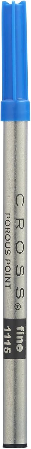 Cross Porous-Point Felt-Tip Refill for Selectip Pens - Blue - Medium - Felt-Tip Refill for Effortless Writing - Fast-Drying - Rich Pigmented Ink - Bold Lines & Smooth Laydown