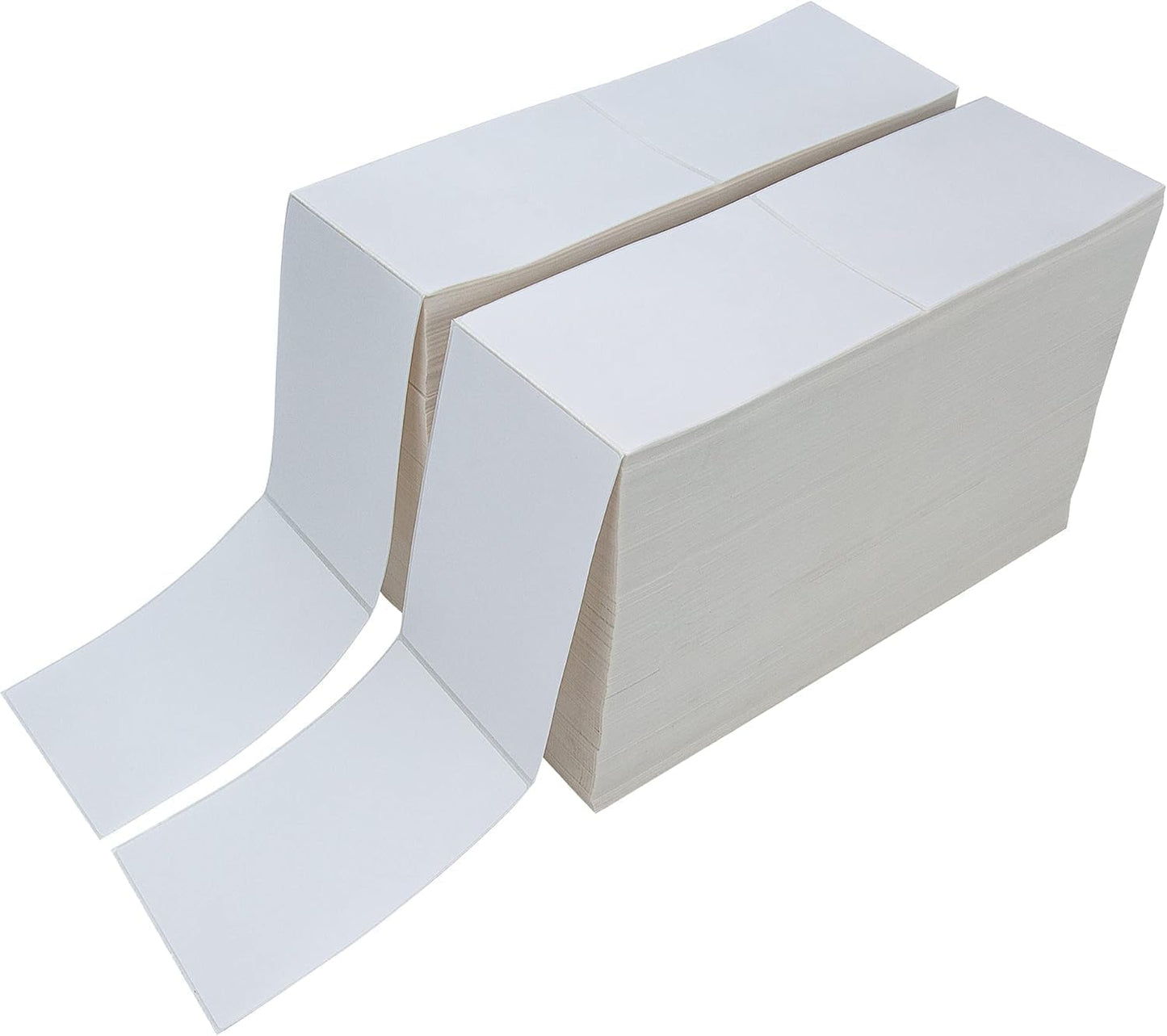 L LIKED 200 4x6 Thermal Labels Fanfold, Direct Thermal Shipping Labels - Perforated and Strong Adhesive