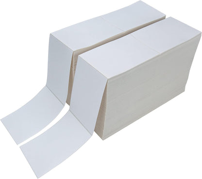 L LIKED 200 4x6 Thermal Labels Fanfold, Direct Thermal Shipping Labels - Perforated and Strong Adhesive