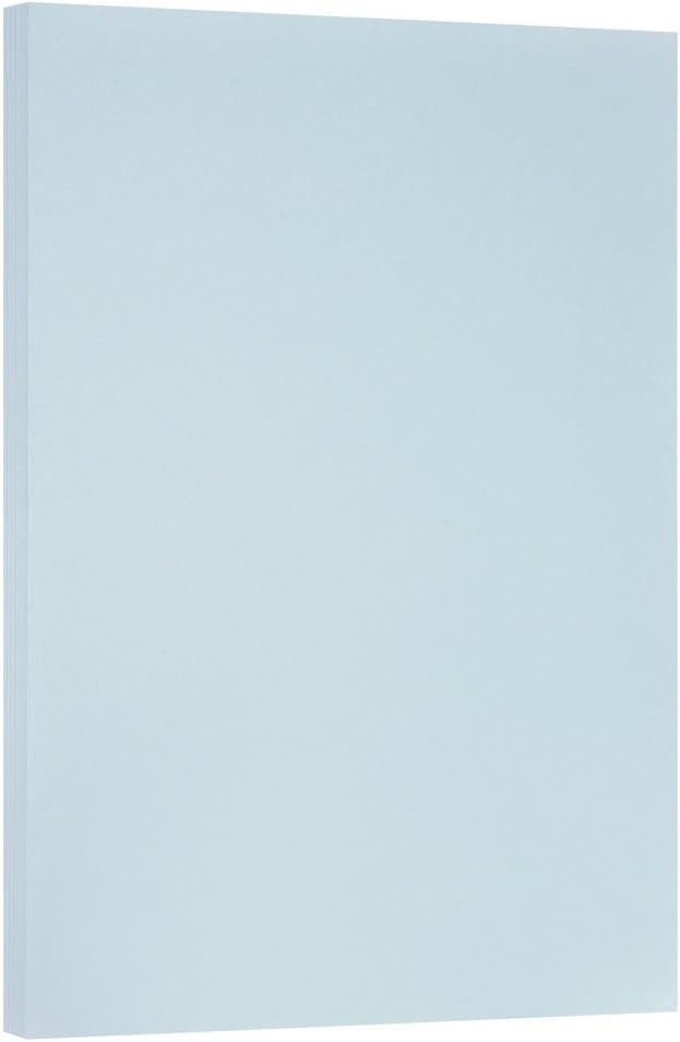 JAM PAPER Vellum Bristol 65lb Cardstock - 8.5 x 11 Coverstock - 147 gsm - Cream - 50 Sheets/Pack