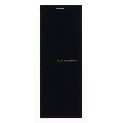 Maruman Mnemosyne Stapled Grid Notepad- Long Vertical 7.87" x 2.95" Layout, 50 Sheets / 100 Pages, 5mm Graph Paper Notepad, Perforated Pages, Vertical Binding, With Quality Paper Made in Japan