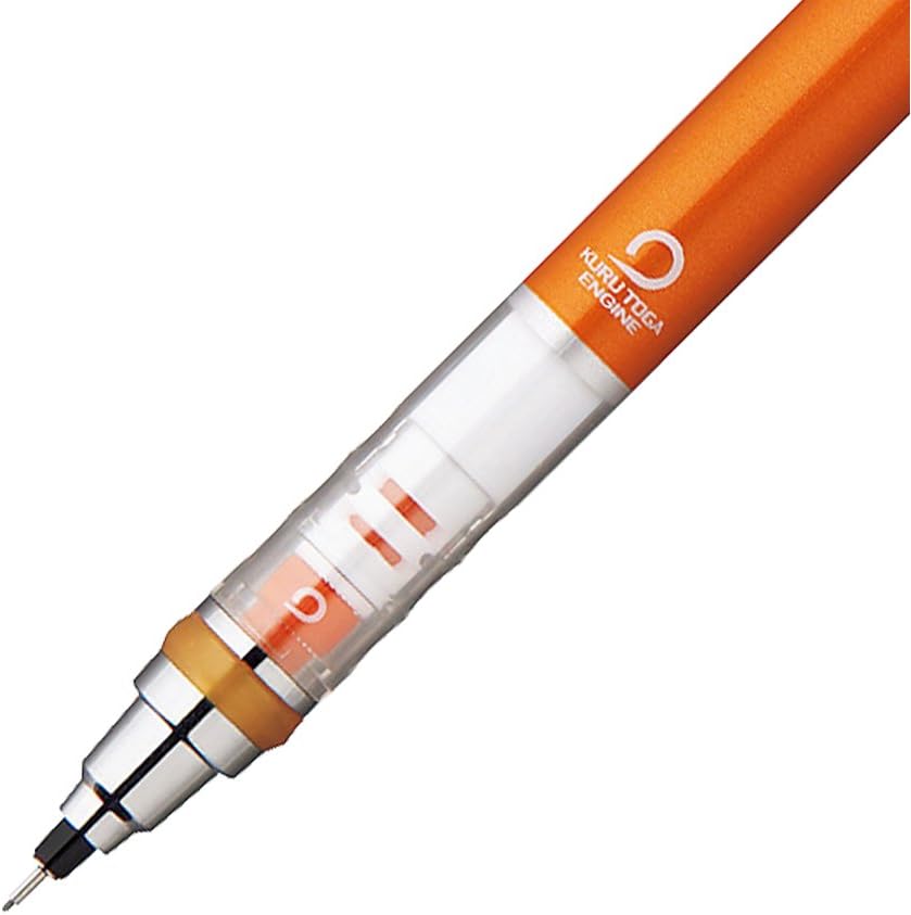 uni Kurutoga Mechanical Pencil Standard, 0.5mm, Black (M54501P.24)
