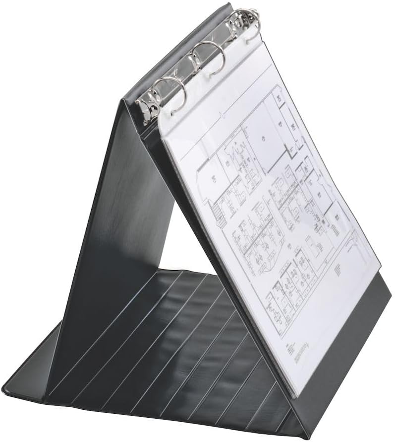 Cardinal Easel Ring Binder, Horizontal, 1-Inch, 11-Inch x 8-1/2-Inch, Black (09260V3)