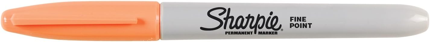 Sharpie Permanent Markers, Fine Point, Black, 12 Count